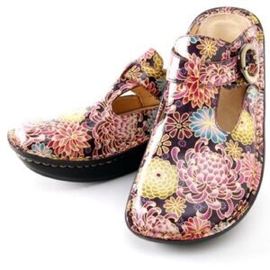 Alegria Donna Asian Bouquet‎ Clogs Women’s Size 37 6.5/7